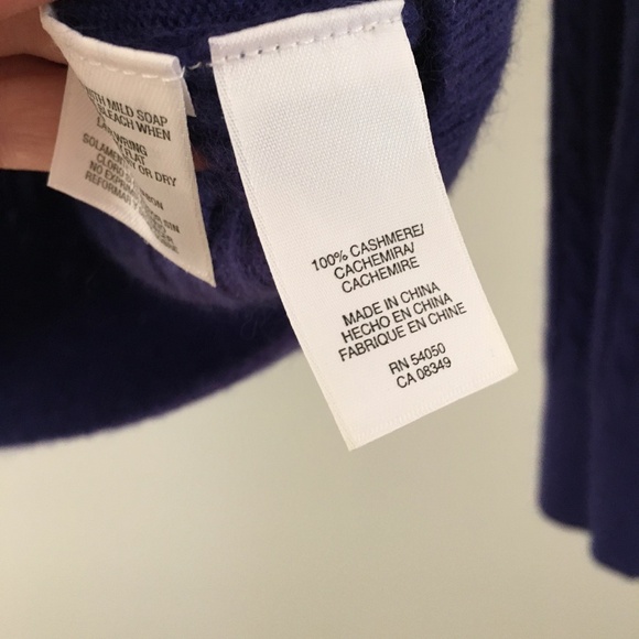 Cashmere cable knit sweater sz small - Picture 7 of 8